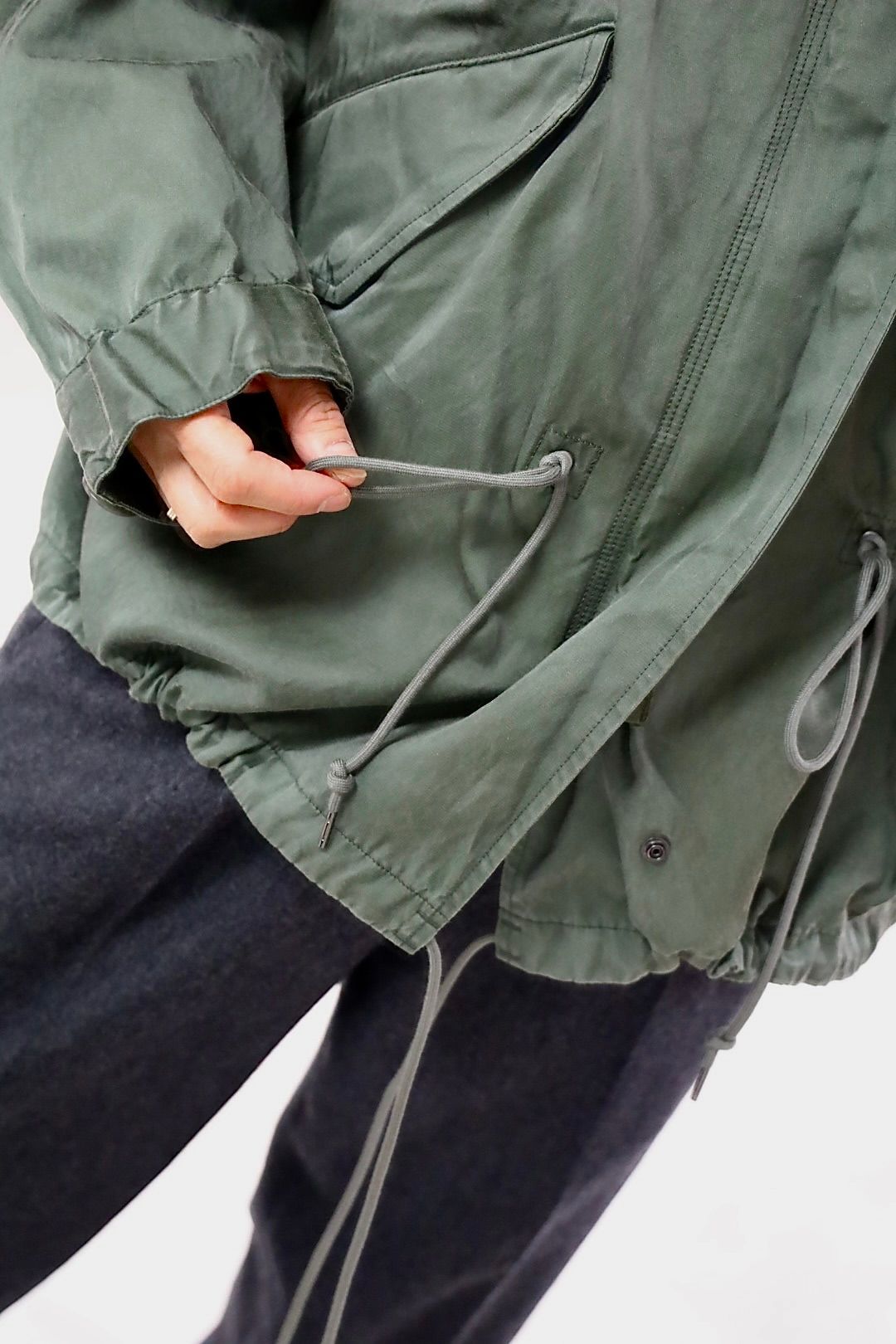 A.PRESSE 2026 STYLE1 Vintage Silk Hoodie Jacket スタイル