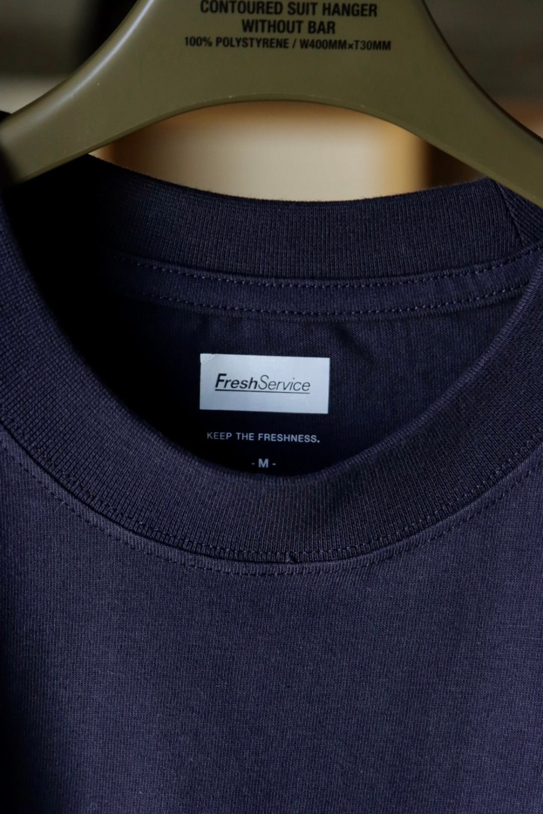フレッシュサービス パックTシャツ 2-PACK CORPORATE S/S TEE (NAVY)