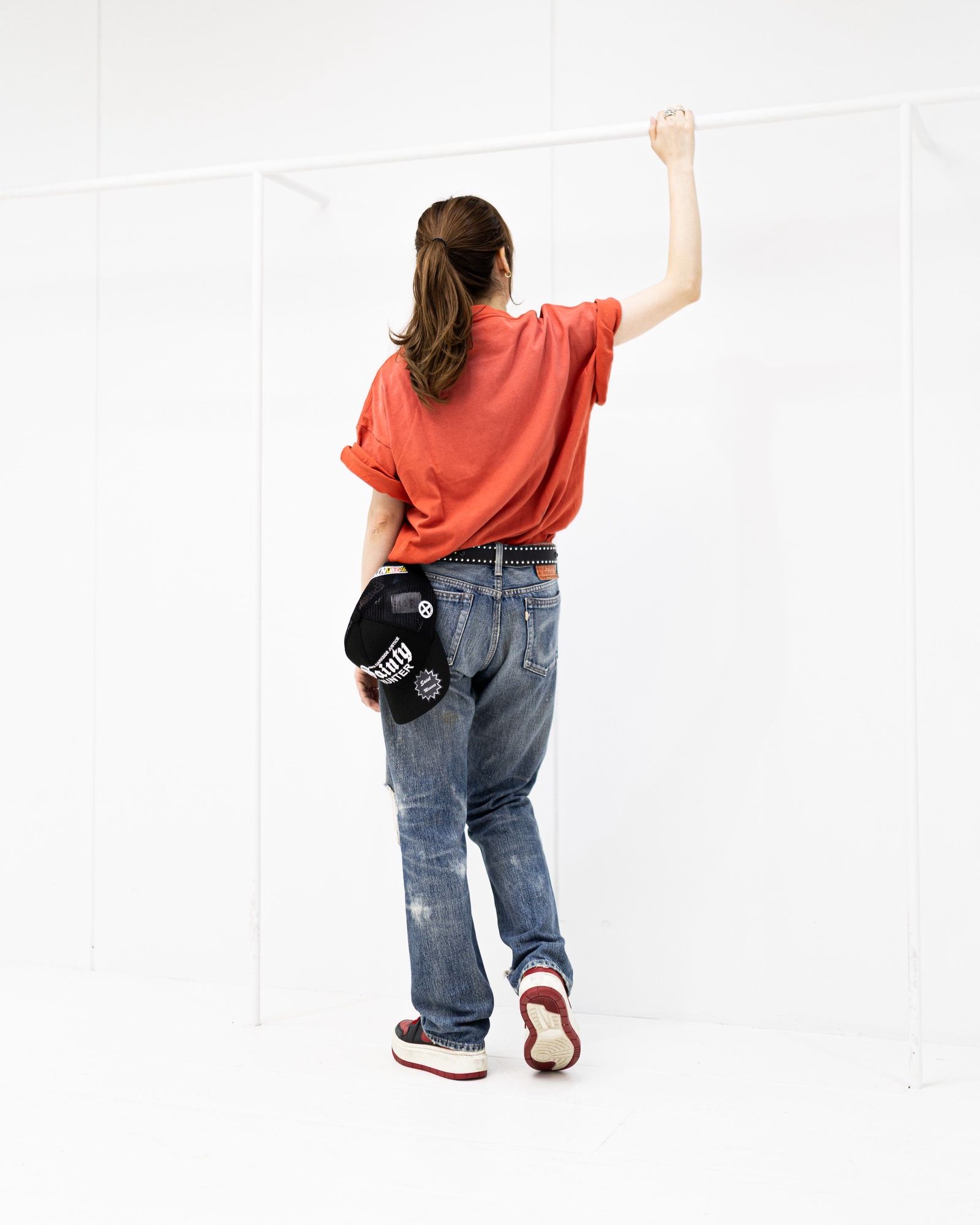 セントマイケル 26SS SAINT!_SS T-SHIRT(SM-MK8-0000-024)RED