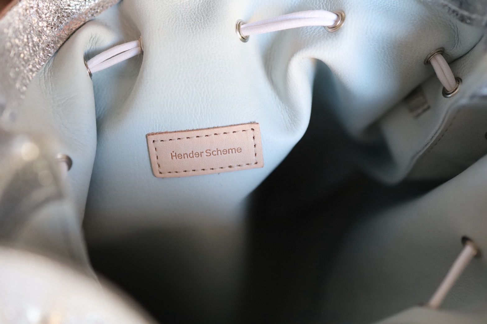 エンダースキーマ バッグ woven sac gloss(yv-b-wsg)silver☆12月6日(土)発売！