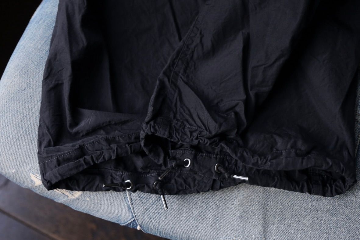 アプレッセ 2025 STYLE2  Silk Taffeta M-51 Over Pants(25AAP-04-11)BLACK