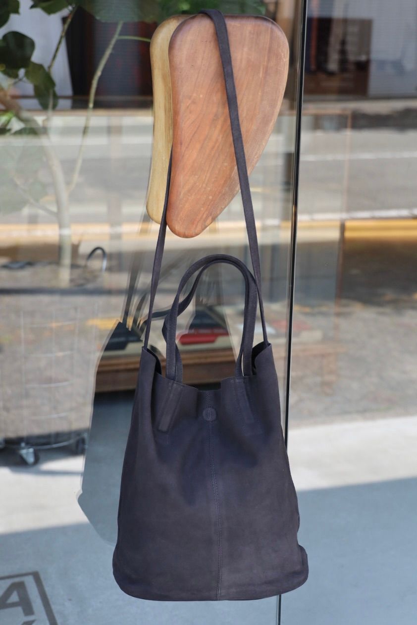 Morphee / モルフェトートバッグ 3WAY MIDIUM TOTE(LONG)SUEDE [CHARCOAL]☆新作発売！