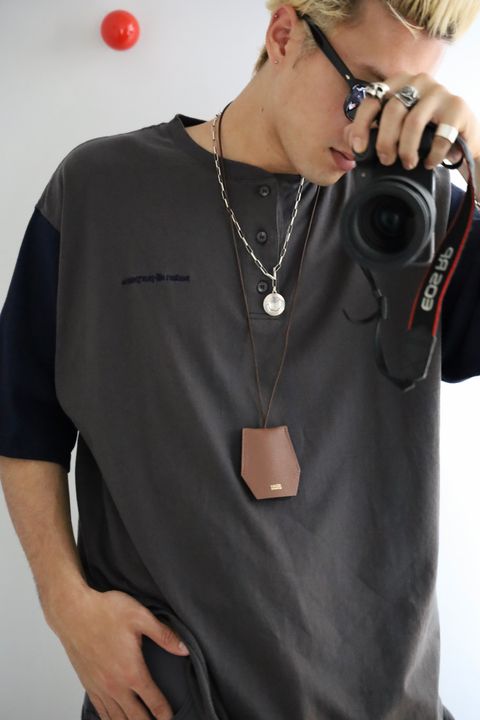 SEDAN-ALL Henleyneck Baseball Tee ミックススタイル