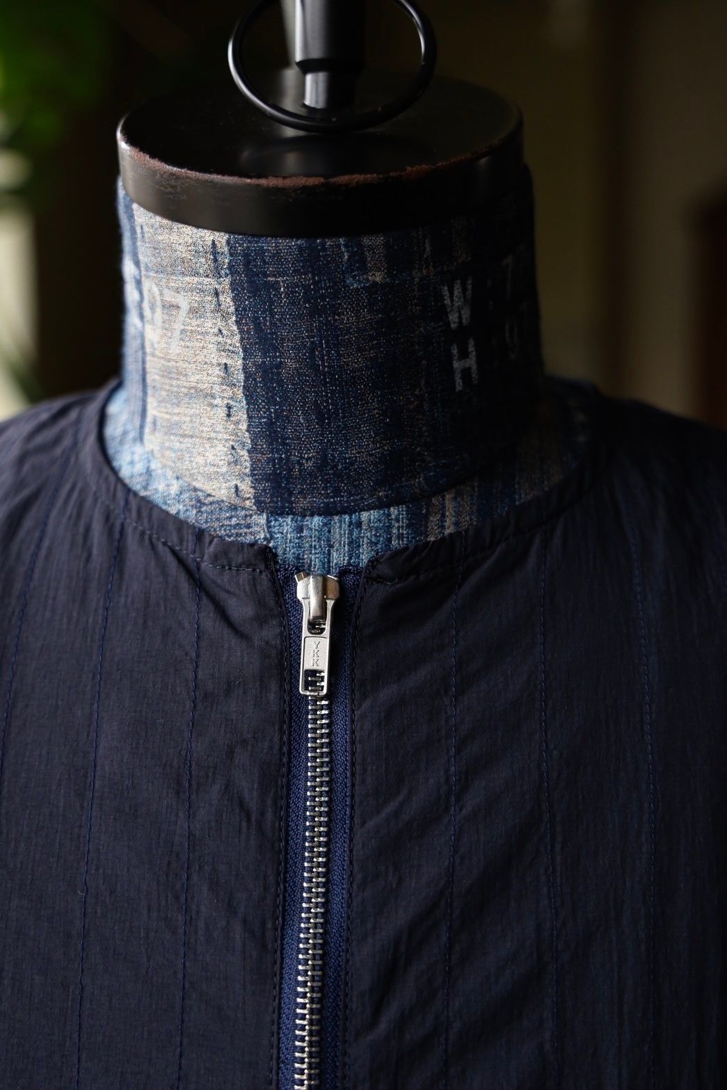 S.F.C 25SS エスエフシー STITCHED ZIP VEST(SFCSS25J05)Navy