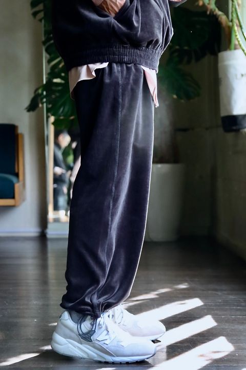 FreshService VELOUR JERSEY PULLOVER"GRAY"スタイル