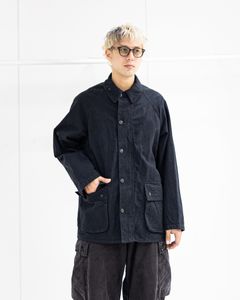 blurhms ブラームス 26SS Hard Twist Gabardine Riding Jacket(BHS26S017)BlackNavy☆12月26日(金)新作発売！