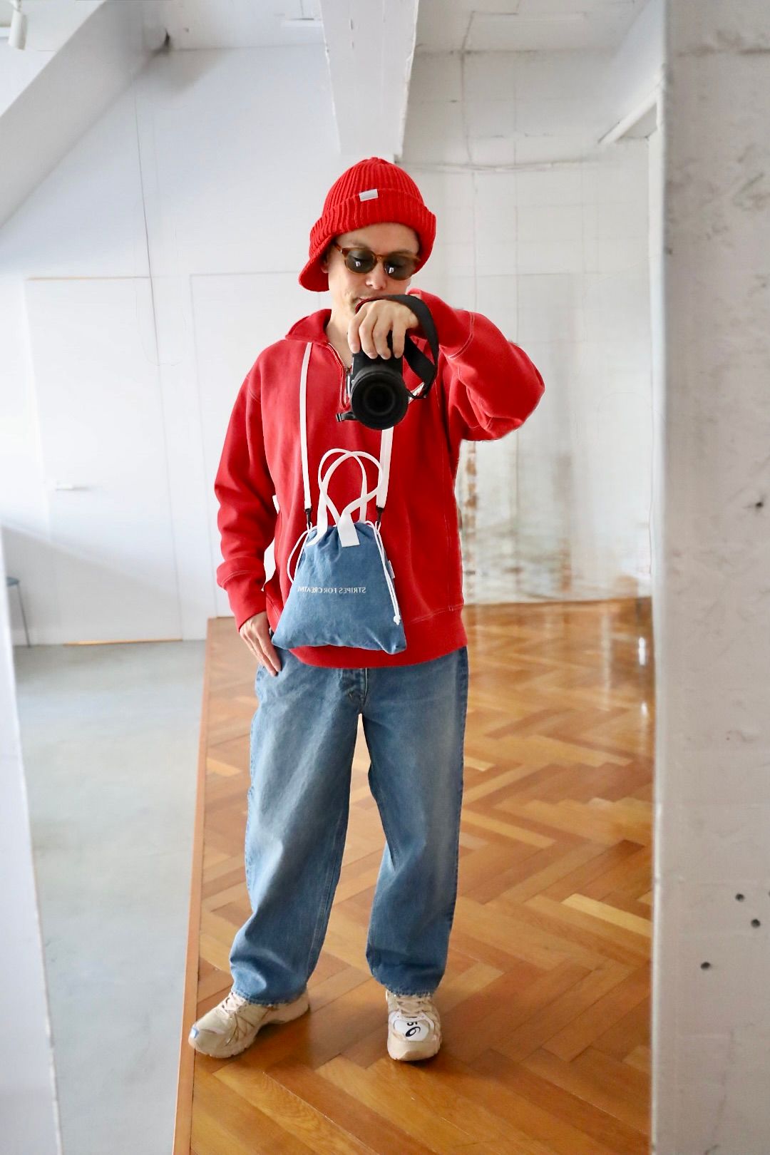 S.F.C 25SS エスエフシー WASHED DENIM PANTS (SFCSS25P05) Washed Blue