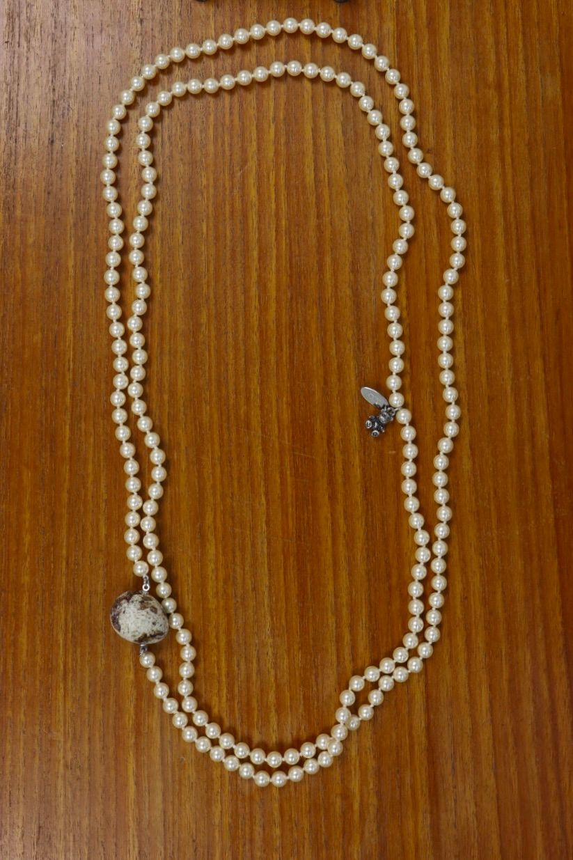 doublet ダブレット26SS FOOD SAMPLE PEARL NECKLACE (26SS83AC43) EGG★1月17日(土)11:00発売！