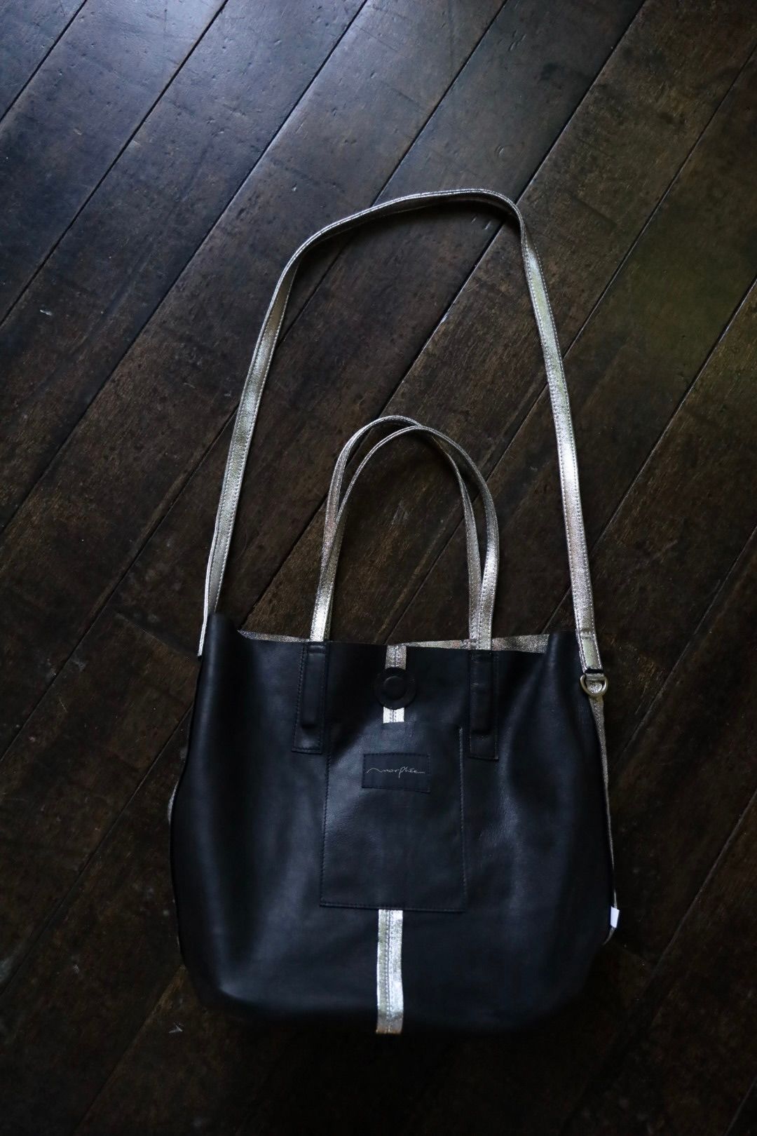 Morphee / モルフェ 3WAY MIDIUM TOTE(LONG)SILVER☆再入荷しました！