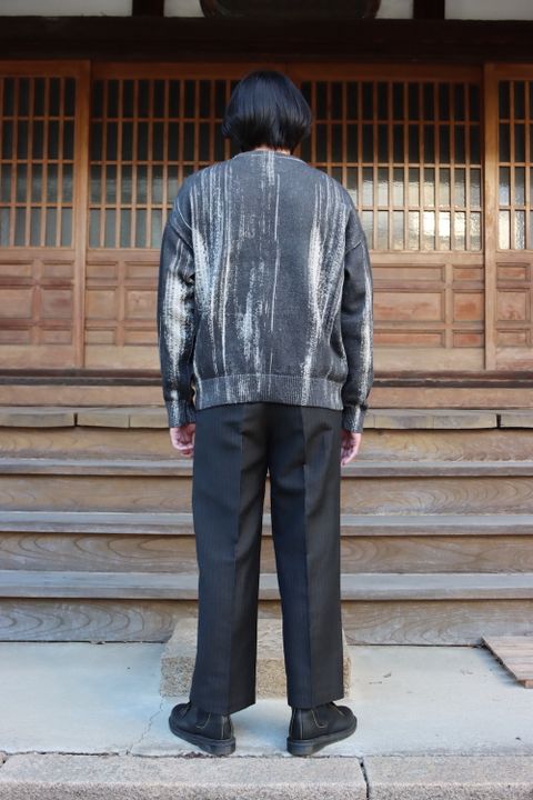 YOKE PRINTED COTTON CREWNECK SWEATER(YK22SS0347S) style.2022.2.12.