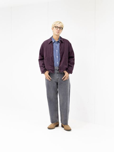 A.PRESSE Washed Silk Rayon Gabardine Jacket ☆9月19日(土)新作発売！