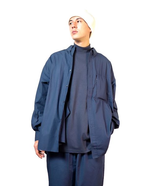 FreshService フレッシュサービスUTILITY B.D SHIRT"NAVY"スタイル