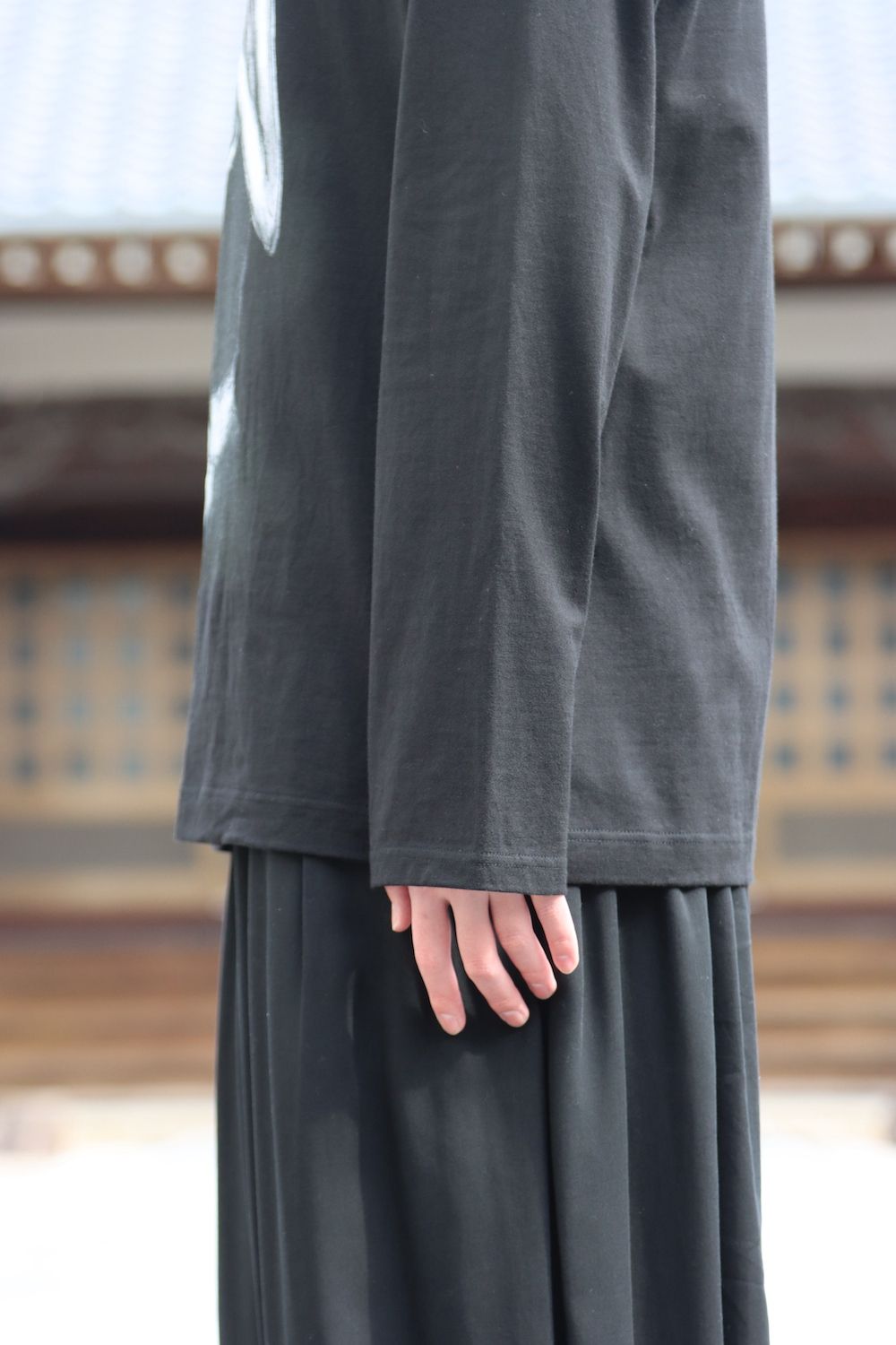 yohji yamamoto MAHABARA PLAIN STITCH WOMAN PRINT LONG SLEEVES style.2022.1.30 ※2月2日発売