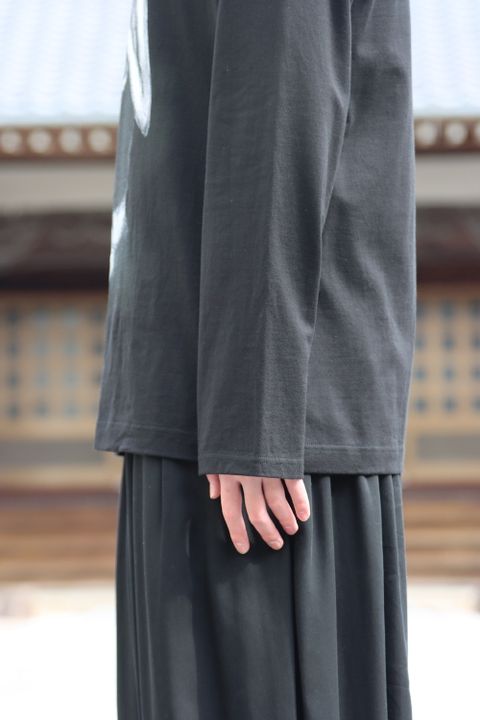 yohji yamamoto MAHABARA PLAIN STITCH WOMAN PRINT LONG SLEEVES style.2022.1.30 ※2月2日発売