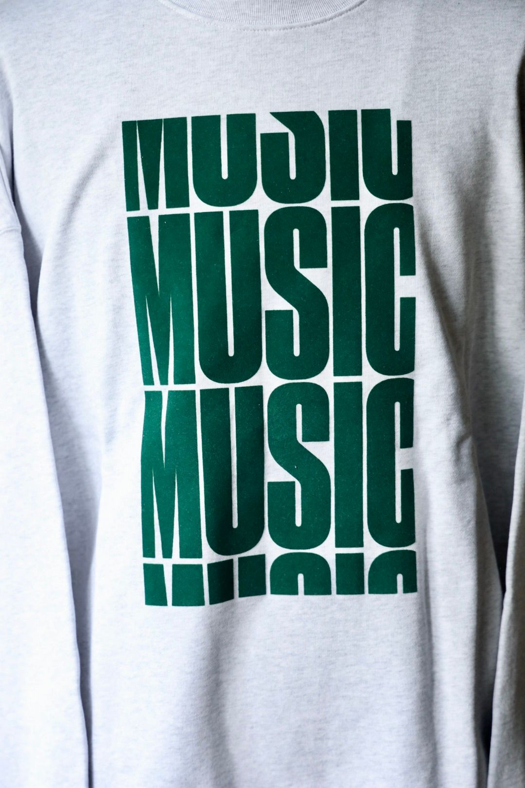イズネスミュージック 25AW DELAY SWEAT SHIRTS (IMP6_17_MUSIC DELAYSW01)ASH☆新作発売！