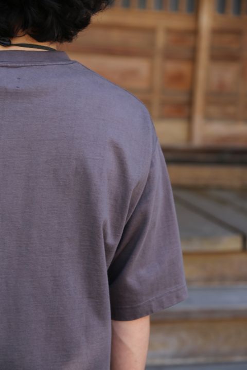 CIOTA スビンコットン10/-度詰め 吊り天竺ポケット付き半袖Tシャツ(CSLM-106M) style. 2021.05.30.
