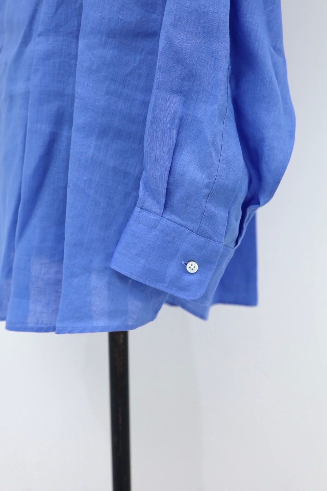 グラフペーパー Linen L/S Oversized Regular Collar Shirt(GM262-50039B)BLUE☆6月20日(土)発売！