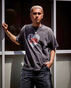 セントマイケル Tシャツ HEART LOVE SS TEE(SM-HR8-0000-001)BLACK