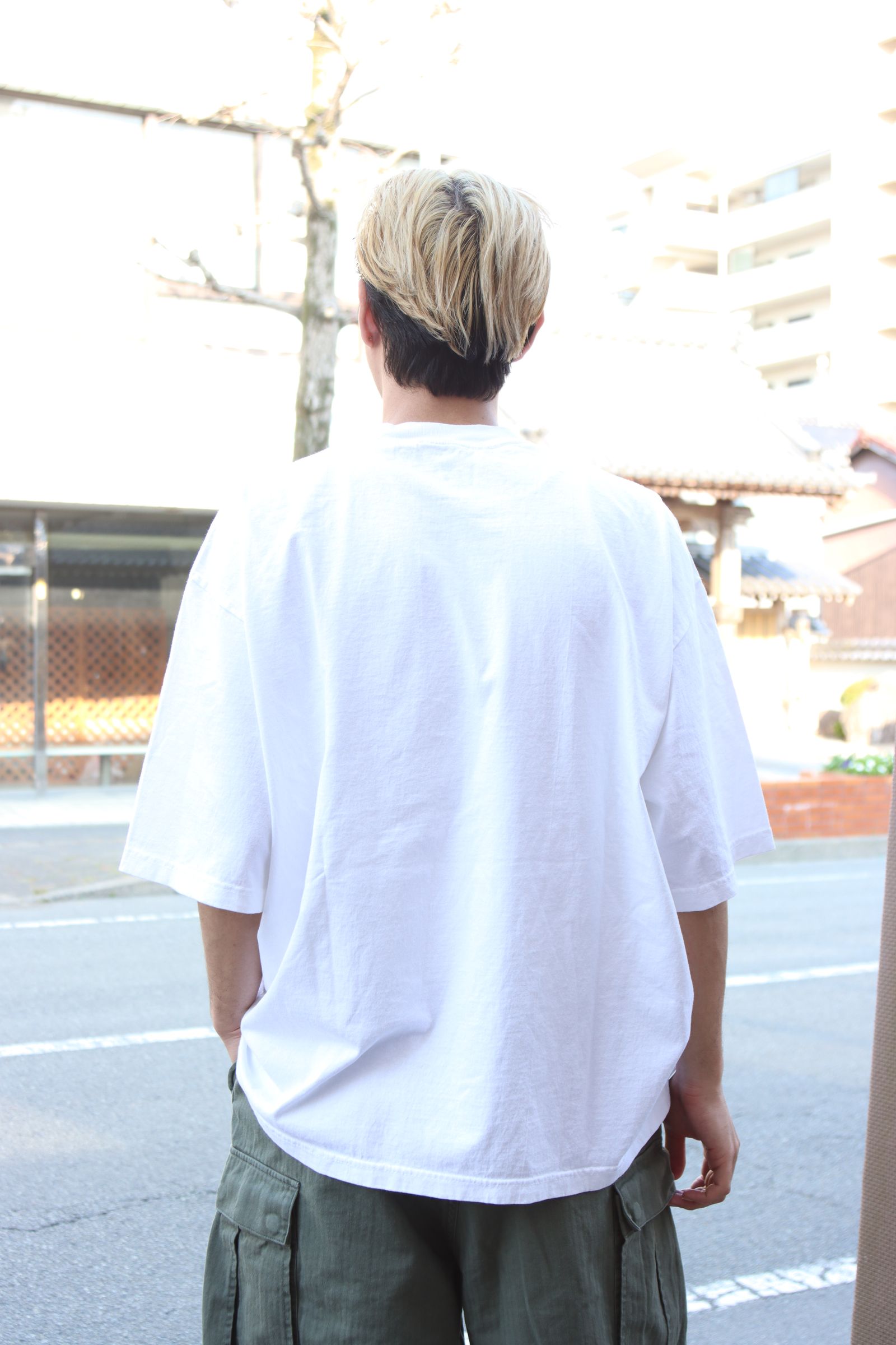 イズネスミュージック MUSIC TAKE ME UP T-SHIRT(IMP5_01_MUSIC T.M.U.T01)WHITE