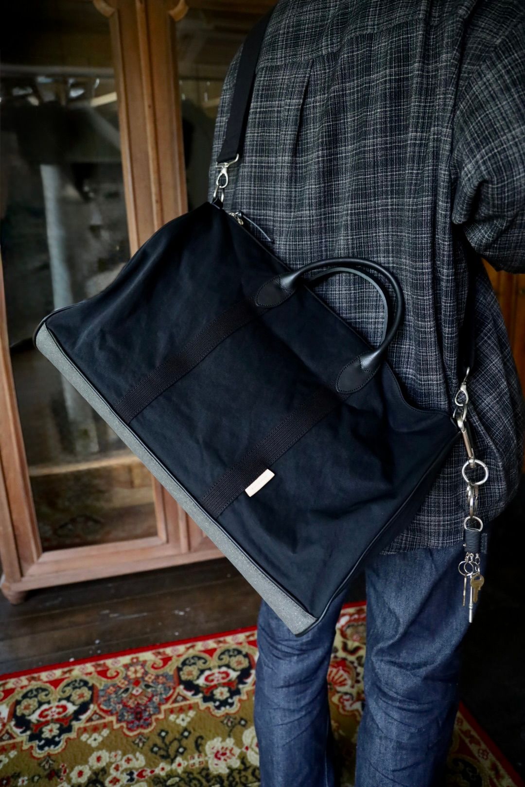 エンダースキーマ バッグ boston luggage(ro-rb-blg)black☆8月8日(土)発売！