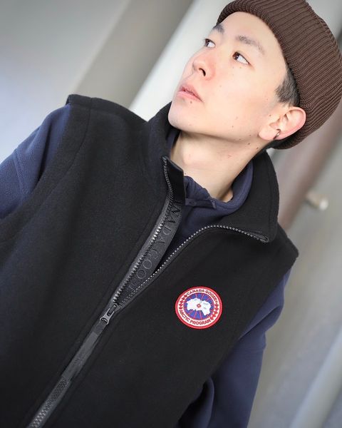 CANADA GOOSE カナダグース Mersey Vest Kind Fleeceスタイル