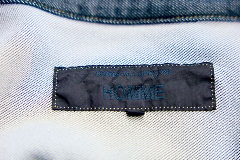 COMME des GARCONS HOMME 26FW エステルサージ製品染デニムジャケットスタイル
