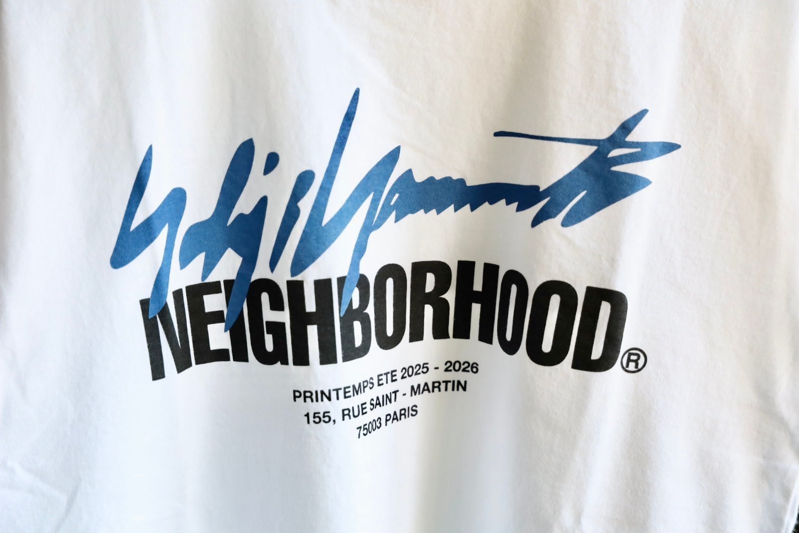 Yohji Yamamoto × NEIGHBORHOOD TEE SS-2(HK-T97-997)WHITE★12月6日(土)発売！