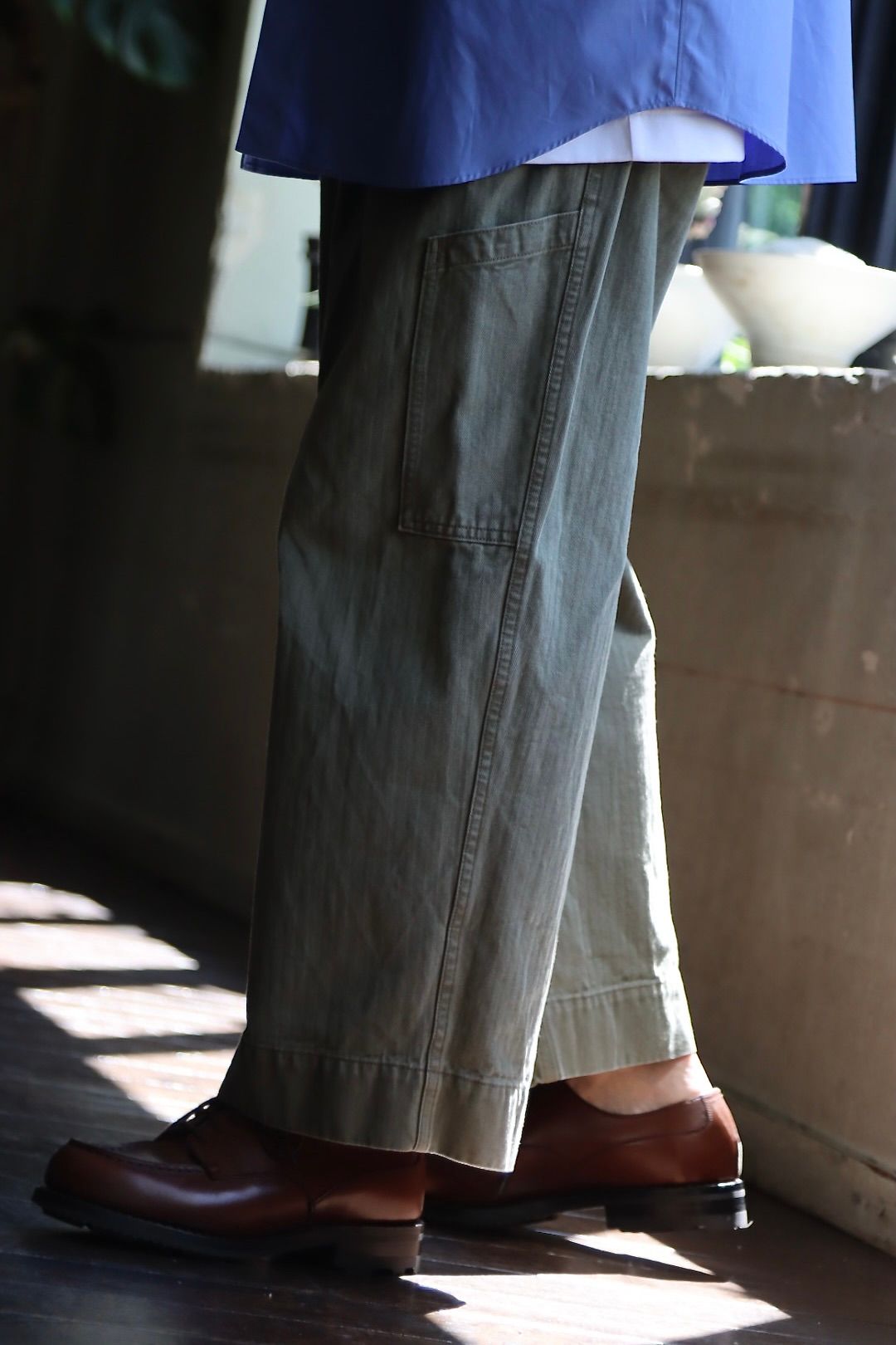 ATON 22FW STANDARD SHIRT"SAX"スタイル.2022.7.6.