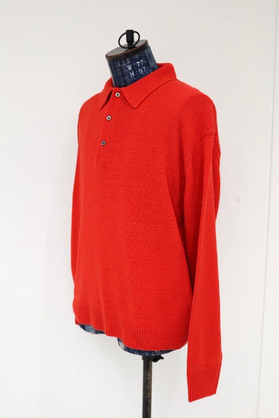 アプレッセ 2026 STYLE1 Washed Silk Nep Polo Shirt(26SAP-03-09)RED☆1月10日(土)発売！