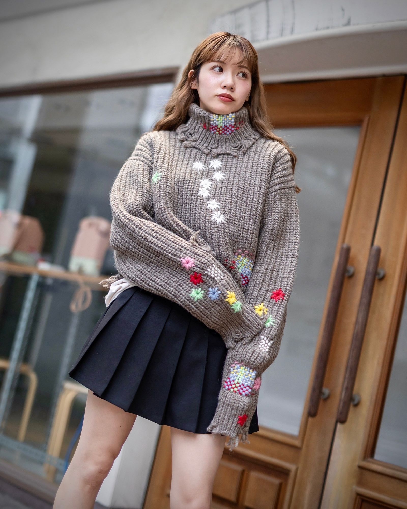 doublet 24FW 新作DARNING CUT OFF KNIT PULLOVER style.2024.8.9 | 5162 | mark