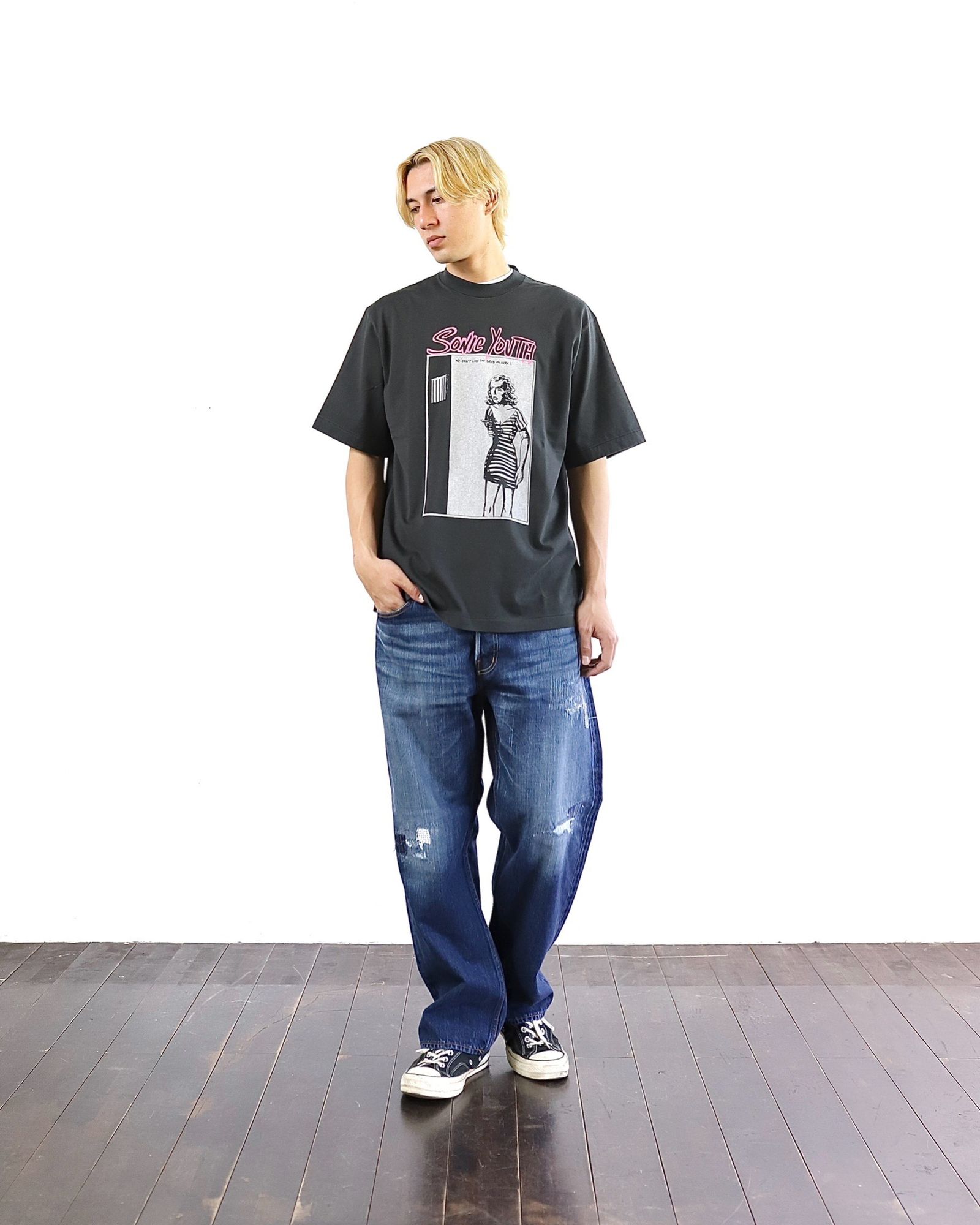 blurhmsROOTSTOCK 24SS 新作We don't like Print Tee STANDARD style 2024.4.12