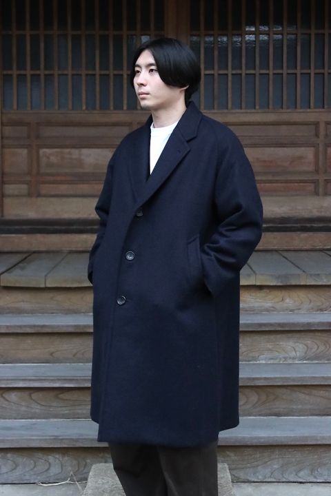 A.PRESSE Chester Coat(21AAP-01-03H)NAVY style