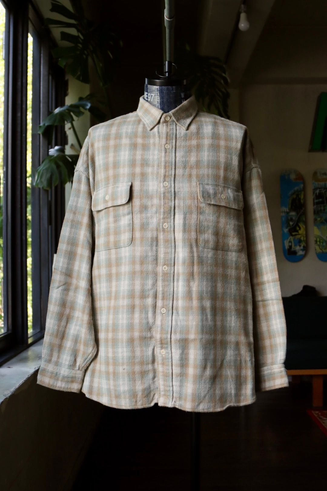 Stripes For Creative - S.F.C 23FW SFC OG CHECK SHIRT(SFCFW23S02