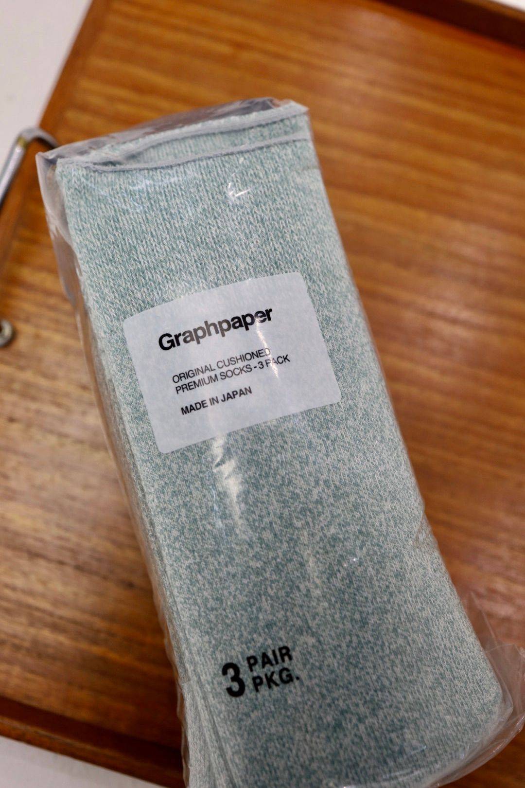 グラフペーパー 26SS 3-Pack Melange Socks(GU261-90289) MIX☆1月31日(土)発売！