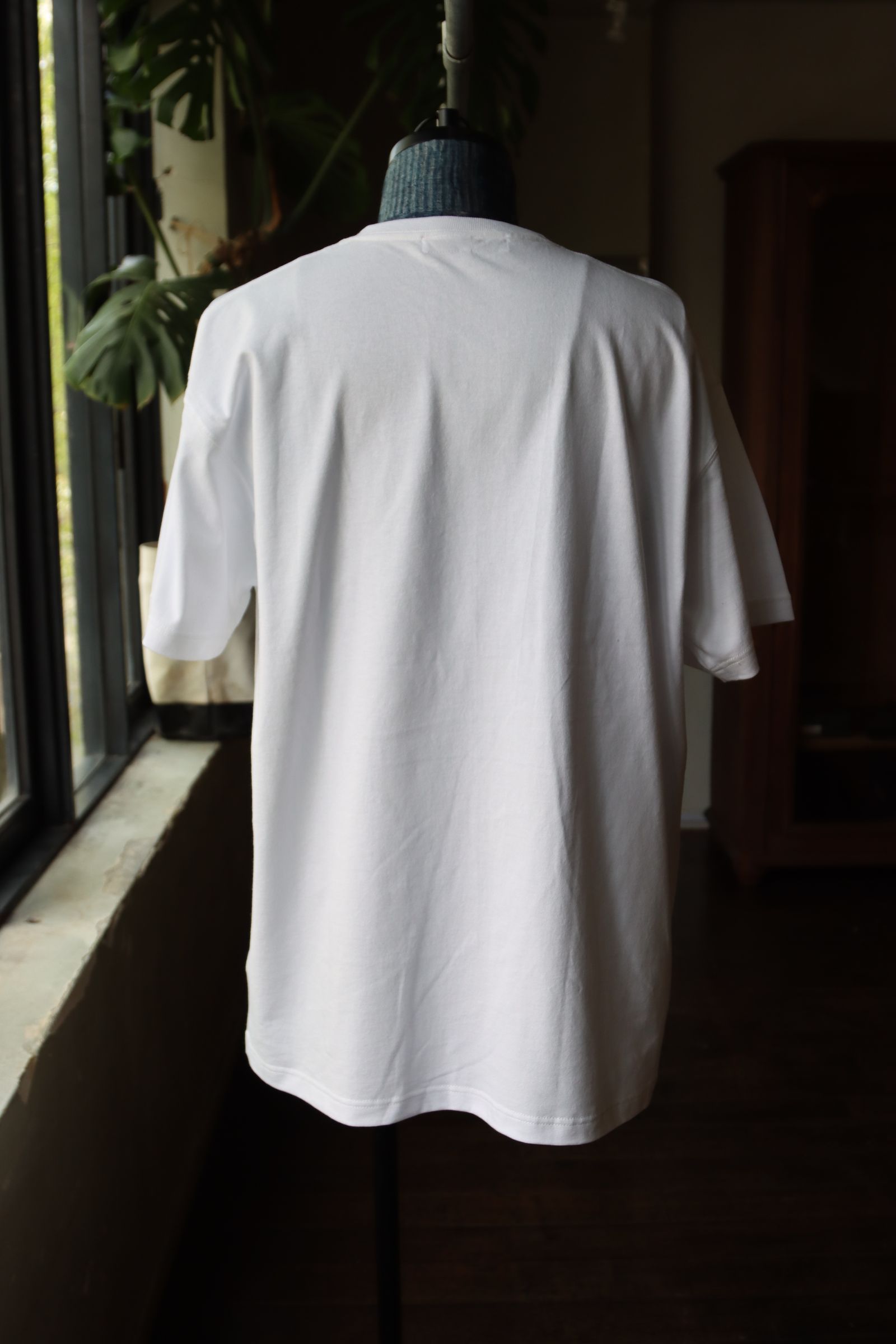 ファンダメンタル ポケットTシャツ CIRCLE BORO PATCH TEE (FA24TE13)WHITE