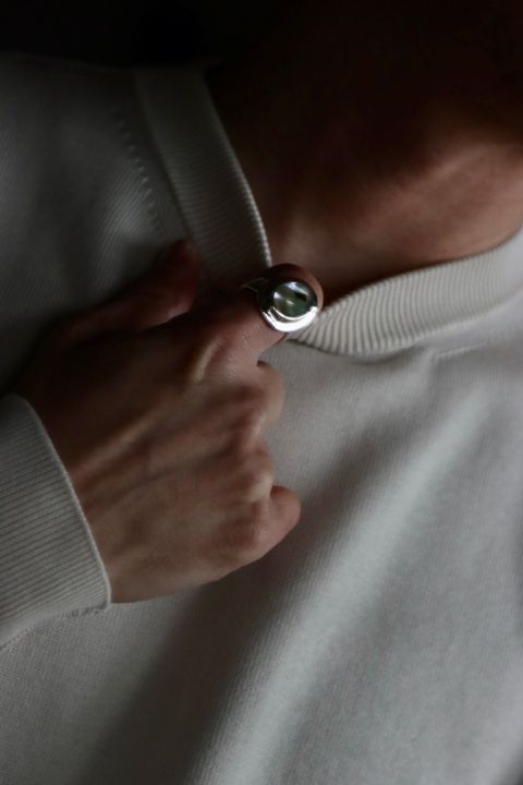 A.PRESSE アプレッセ23SSニット Cotton Knit L/S T-Shirtスタイル