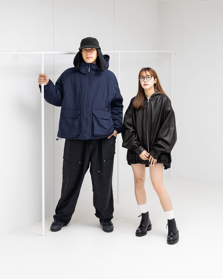 S.F.C 25FW新作 LEATHER HOODIE JACKET style.2025.11.21