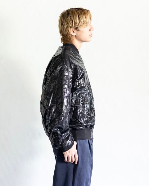 YOKE RUBBER HAND PAINTED BOMBER JACKET スタイル 8月24日(土)新作発売！