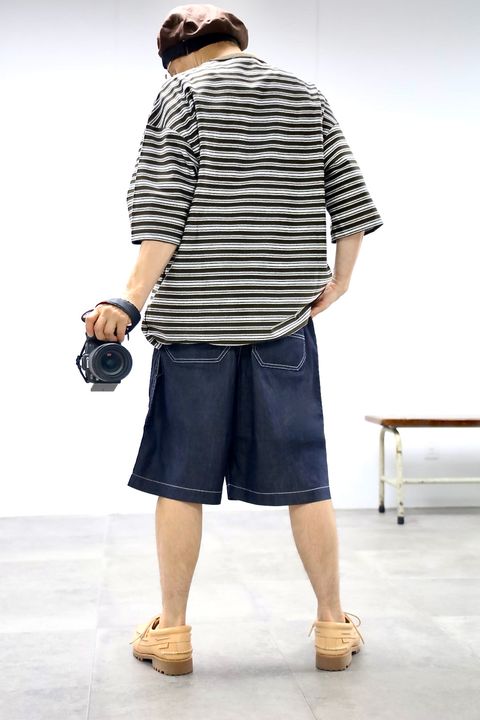 COMME des GARCONS HOMME 26SS ラッセルボーダーTシャツスタイル