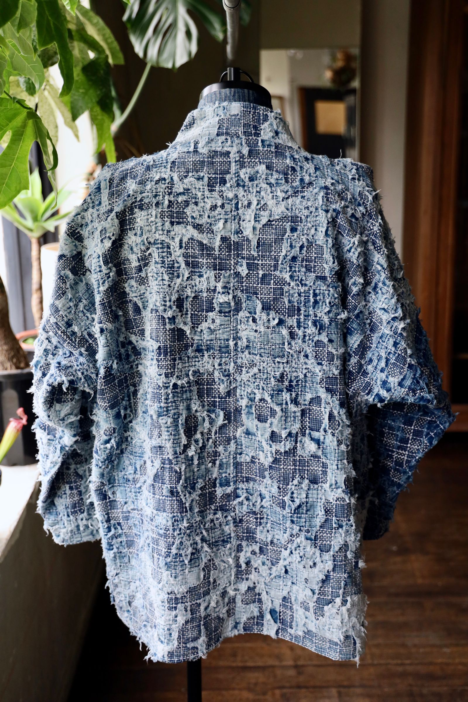 ファンダメンタル デニムジャケットBORO SASHIKO HAORI JACKET (FA25/SPFD11)INDIGO