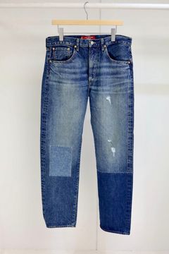 アイジュンヤワタナベマン 25AW リーバイスWネーム 綿デニム製品加工デニムパンツ(WP-P218-051)☆11月1日(土)発売！