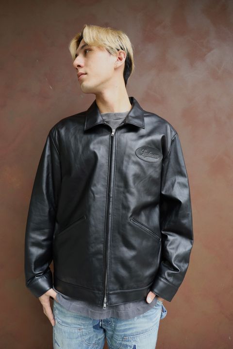 LASTMAN  LEATHER DRIZZLER JACKET スタイル
