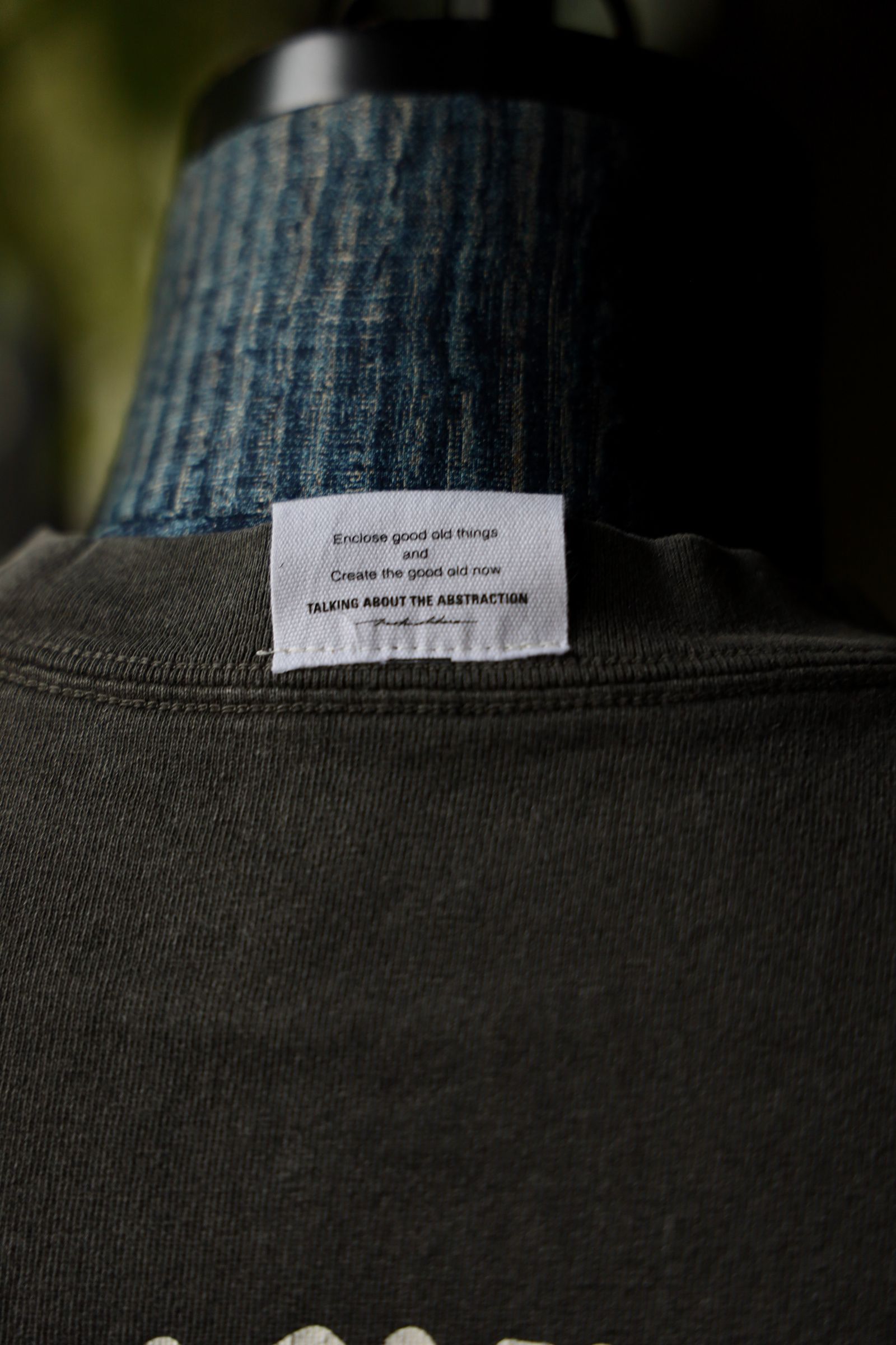 トーキングアバウト ジ アブストラクション 25AW USED PROCESSING TEE(2526AW-T-001F)BLACK☆新作発売！