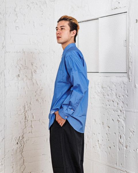 COMME des GARCONS HOMME 綿ブロードL/Sシャツ(SAX) スタイル 2月8日(土)新作発売！
