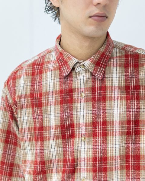 A.PRESSE 新作 Vintage Cotton Silk Nep Twill Check Shirts1月24日(土)新作発売！