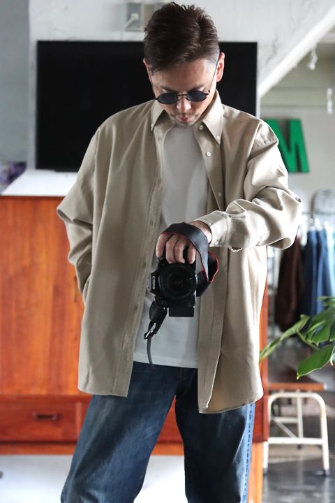 A.PRESSE BD Shirt(22SAP-02-02H)BEIGE style.
