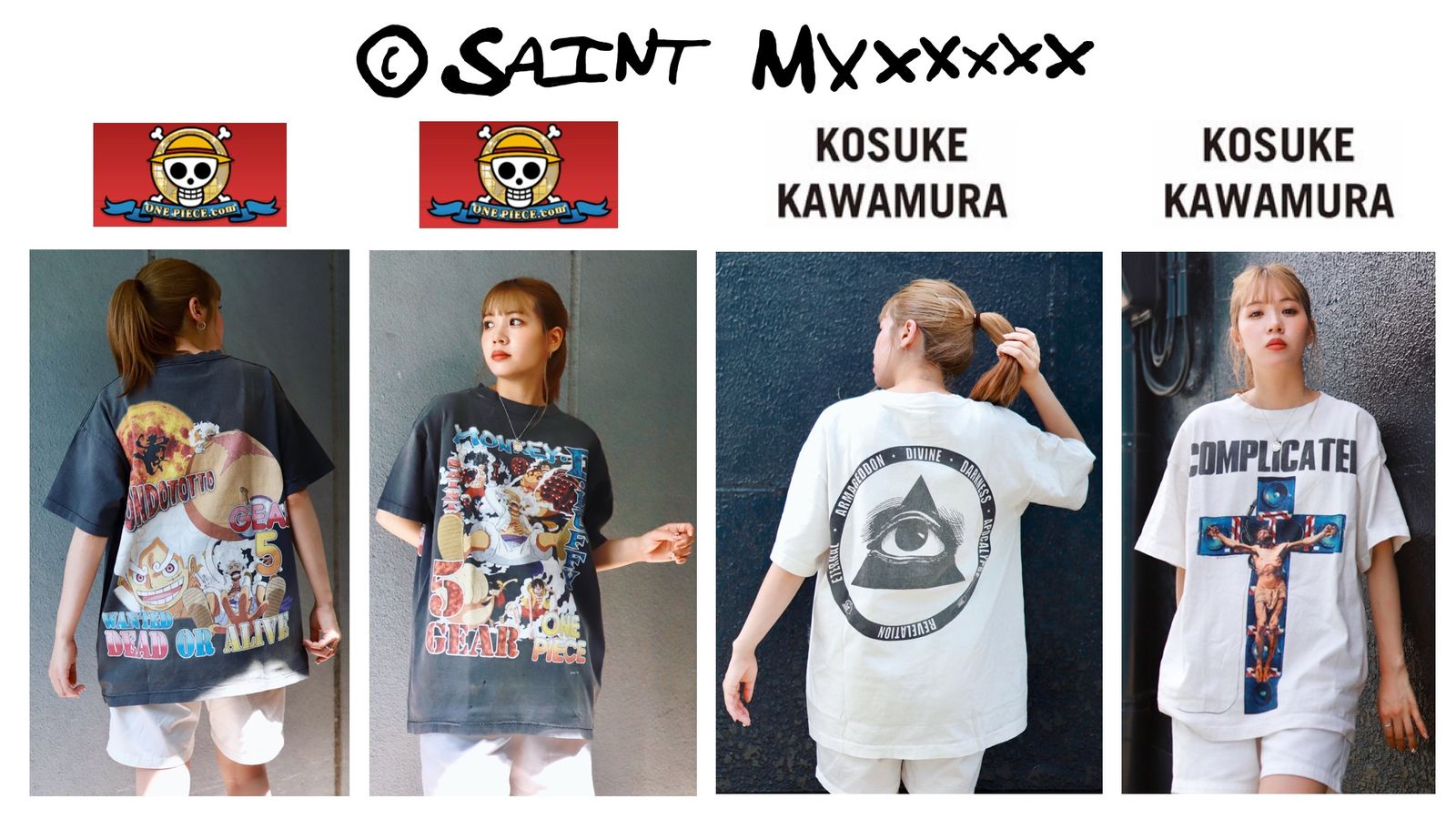 約68cmSAINT Mxxxxxx ONE PIECE Tシャツ