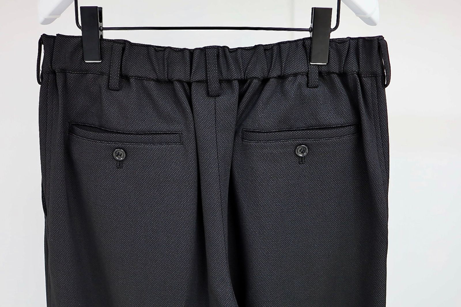 グラフペーパー 25AW SIDOGRAS Melange Ponte Wide Slacks(GM254-40052)BLACK☆11月29日(土)発売！