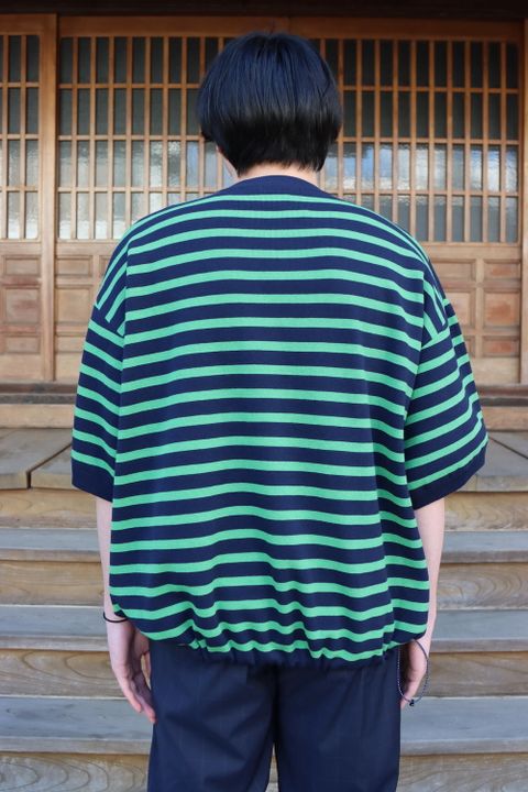 is-ness SHORT SLEEVE BASQUE SHIRT style.2022.3.6