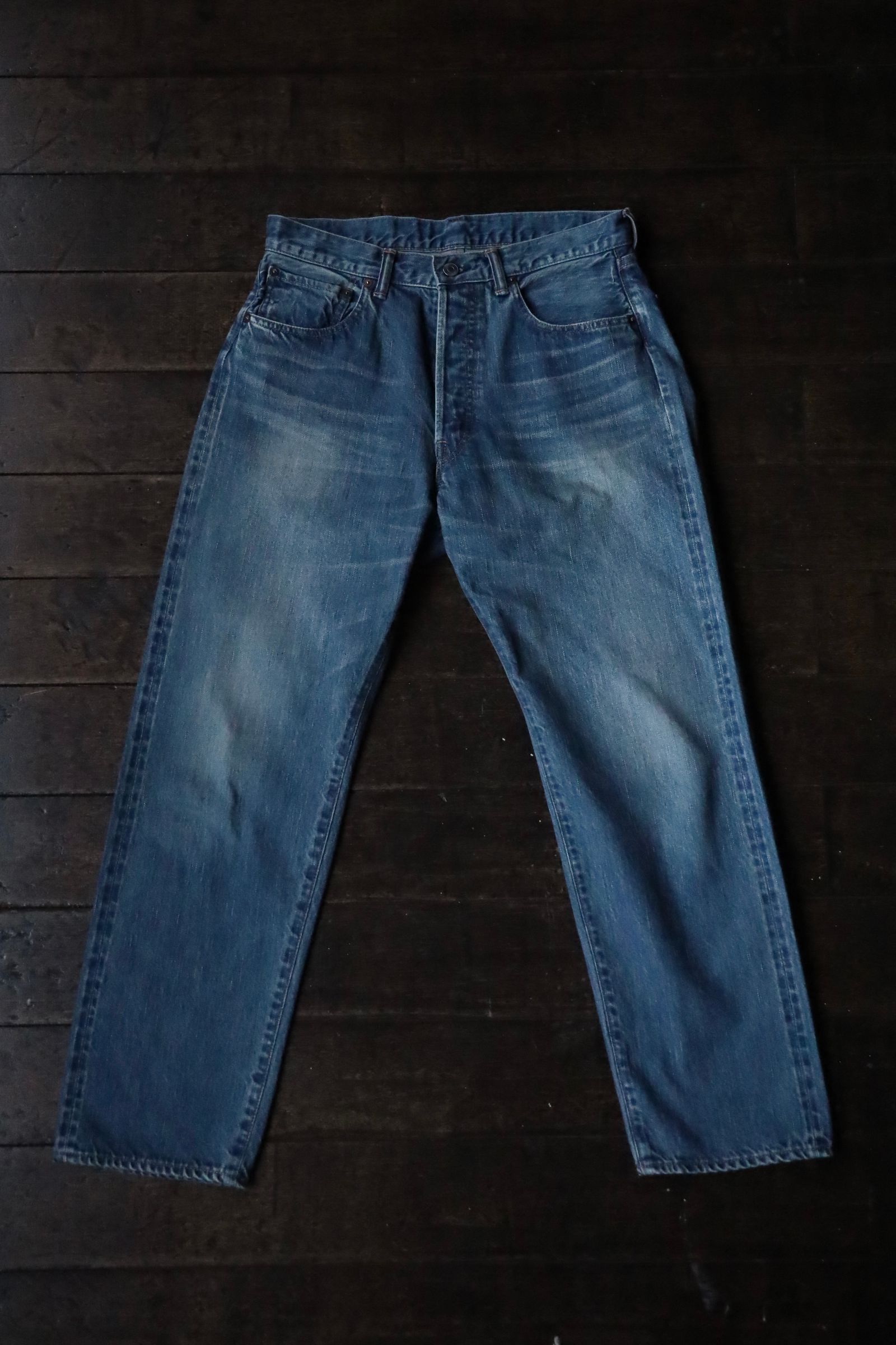 A.PRESSE Washed Denim Pants E – unexpected store